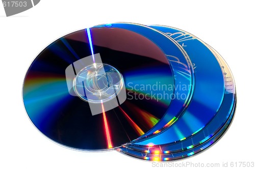 Image of CD or dvd disks