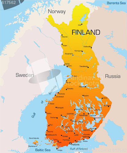 Image of finland map