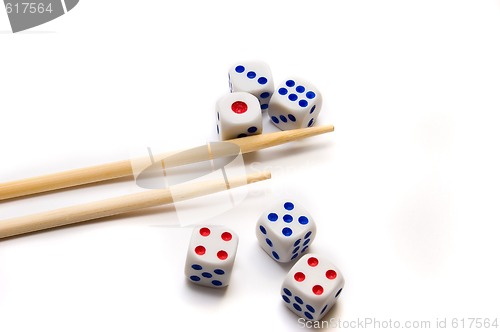 Image of Chopsticks and dices