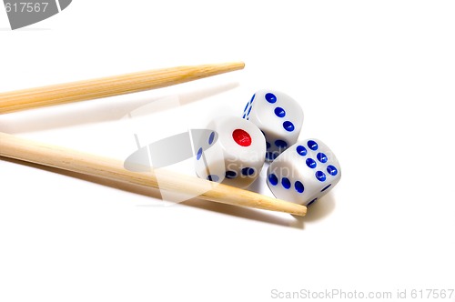 Image of Chopsticks and dices