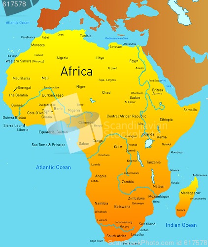 Image of Map of Africa