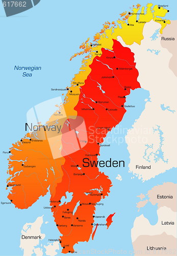 Image of Norway and sweden