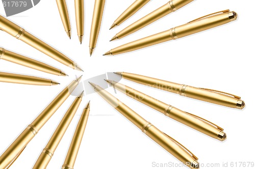 Image of Gold pens