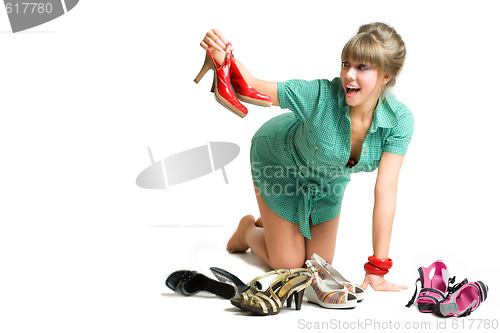 Image of red shoes