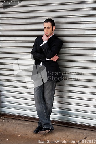 Image of Business man standing