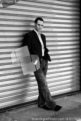 Image of Business man standing