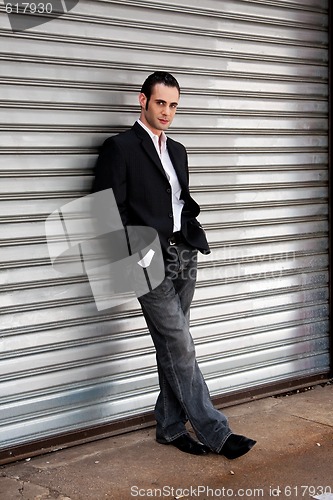 Image of Business man standing