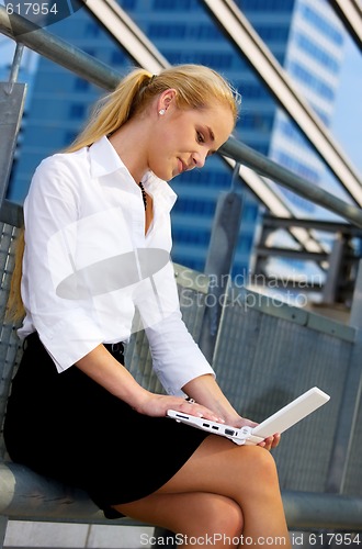 Image of woman with laptop