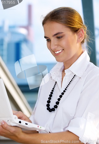 Image of woman with laptop