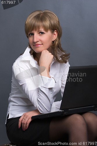 Image of office woman