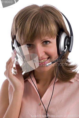 Image of smiling girl with headset