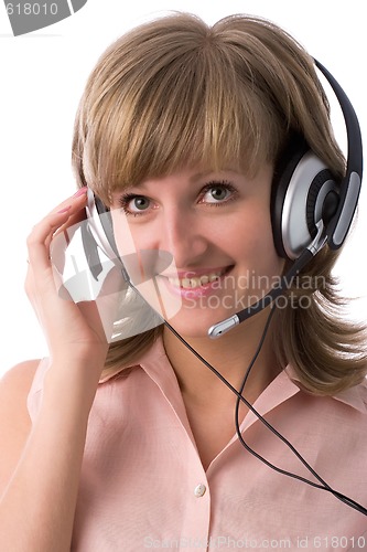 Image of girl with headset