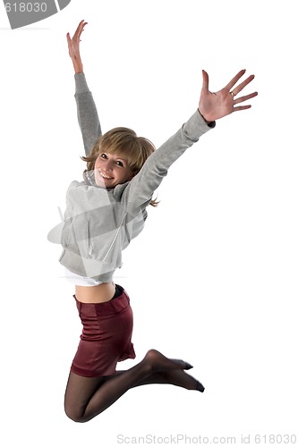 Image of jumping girl