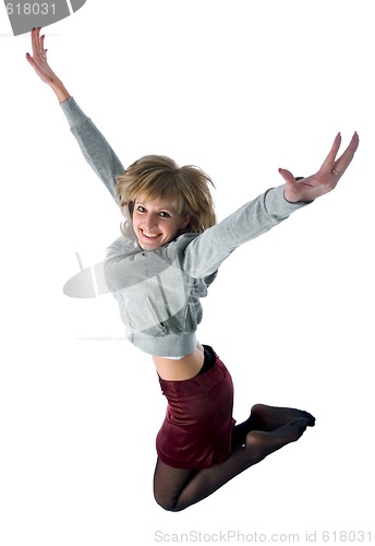 Image of jumping girl