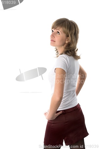 Image of surprised young girl