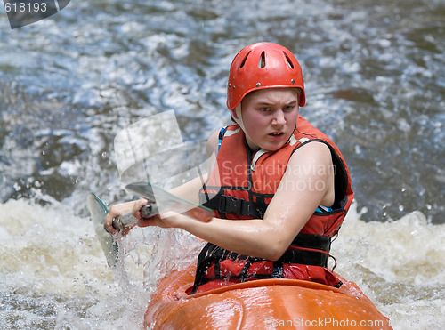 Image of white water kayaking