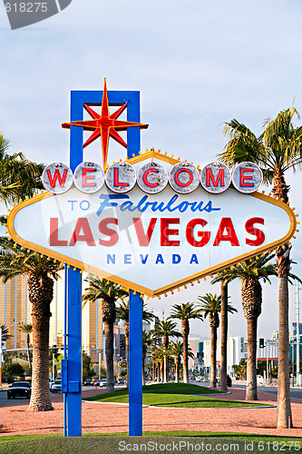 Image of welcome to Las Vegas sign