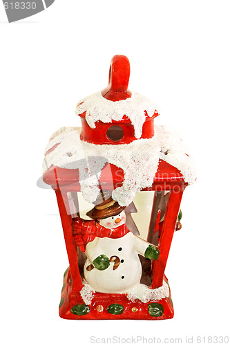 Image of Snowman lantern