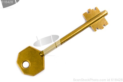 Image of old golden key