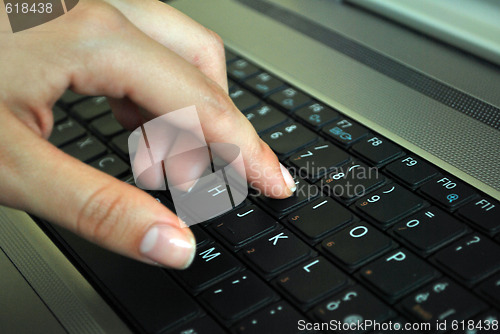 Image of Fingers On Keyboard