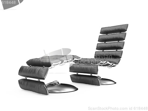 Image of Sofa over white background