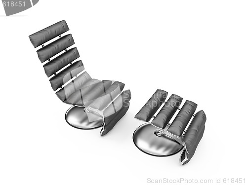 Image of Sofa over white background