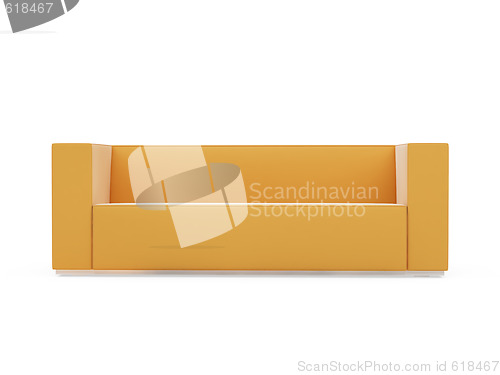 Image of Sofa over white background