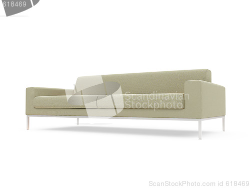 Image of Sofa over white background