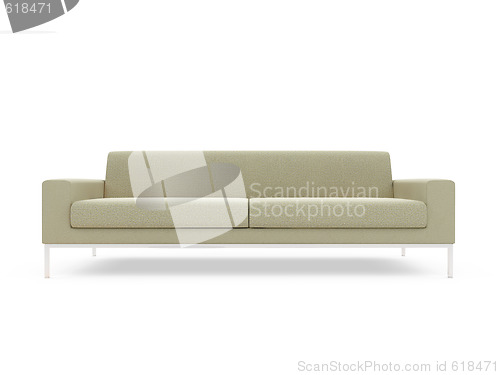 Image of Sofa over white background