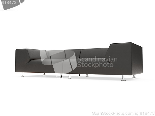 Image of Sofa over white background