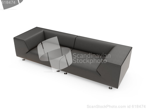 Image of Sofa over white background