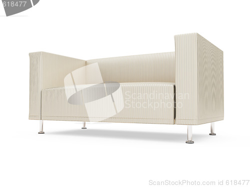 Image of Sofa over white background