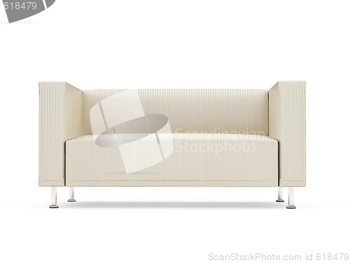 Image of Sofa over white background