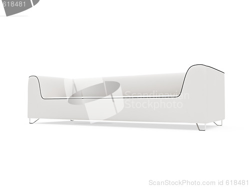 Image of Sofa over white background