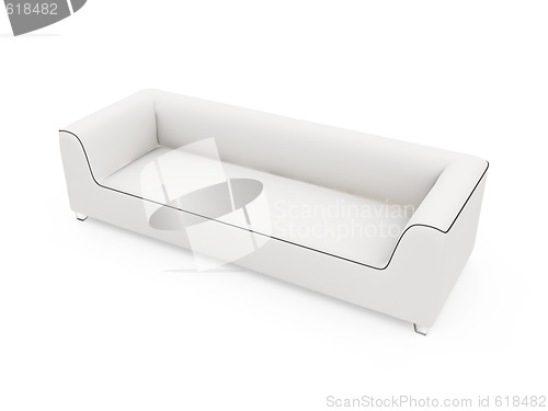 Image of Sofa over white background