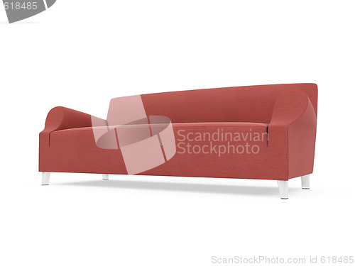 Image of Sofa over white background