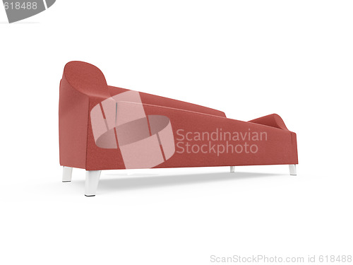 Image of Sofa over white background