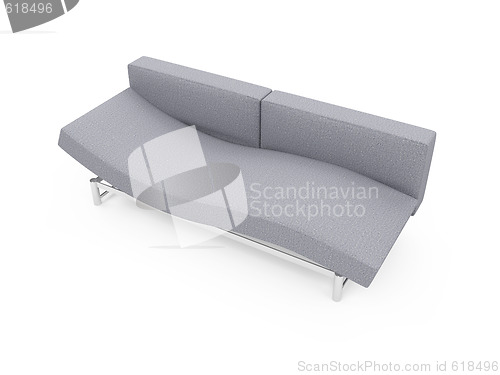 Image of Sofa over white background