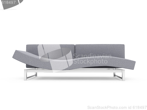 Image of Sofa over white background