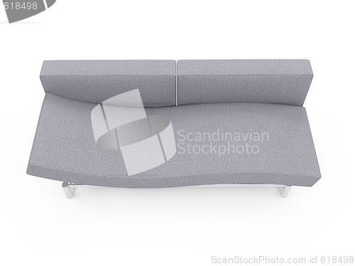 Image of Sofa over white background