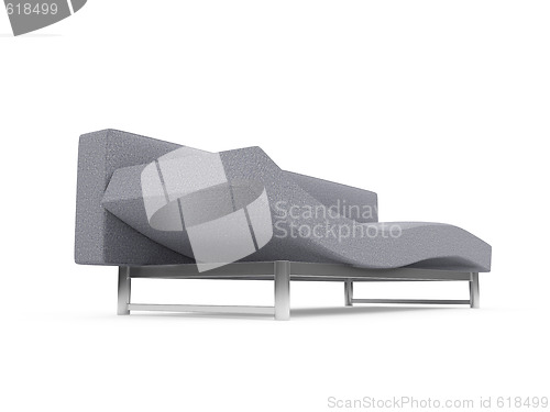 Image of Sofa over white background