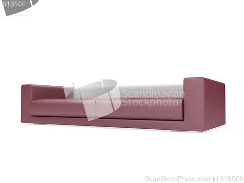 Image of Sofa over white background