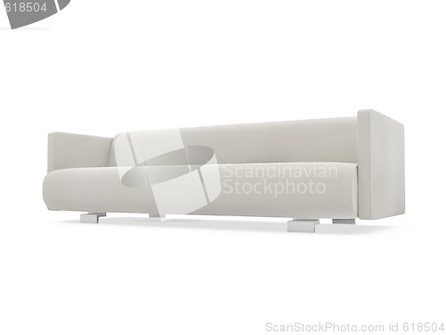 Image of Sofa over white background