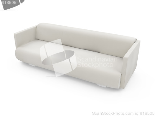 Image of Sofa over white background