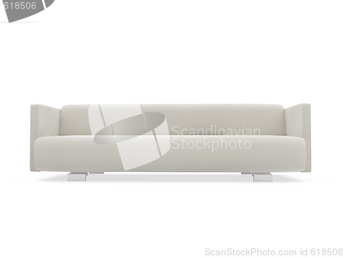 Image of Sofa over white background