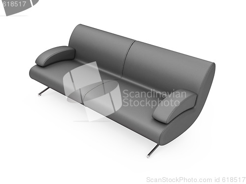 Image of Sofa over white background