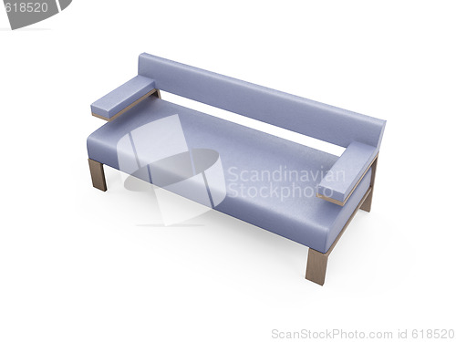 Image of Sofa over white background