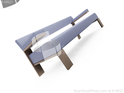 Image of Sofa over white background