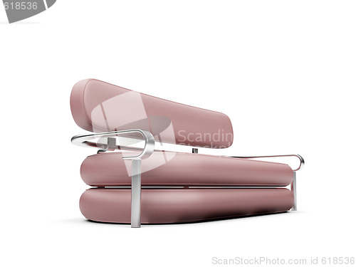 Image of Sofa over white background