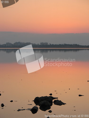 Image of At dawn. Larnaca. Cyprus